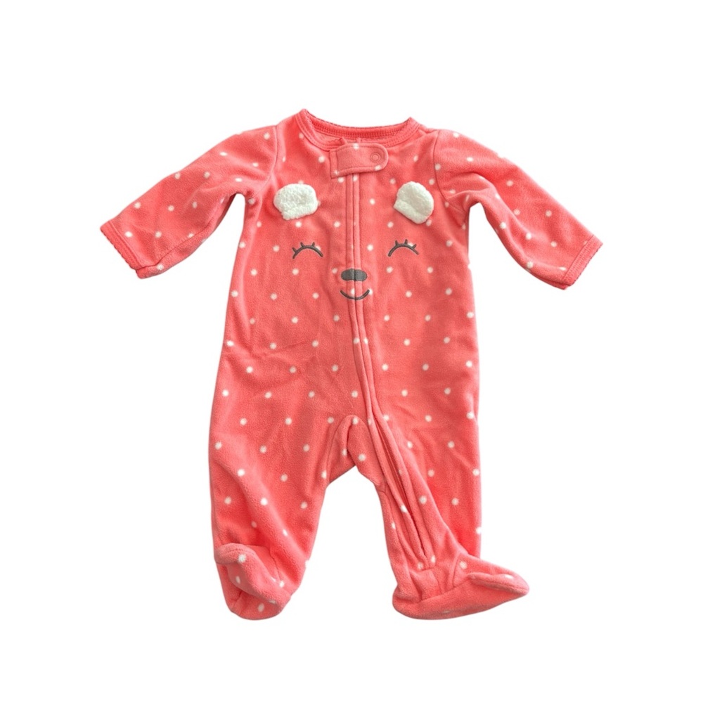 Carter’s Coral Polka Dot Kids One Piece | Newborn